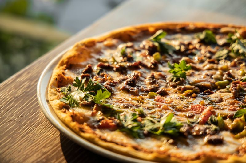 Spicy Italian Thin Crust Pizza