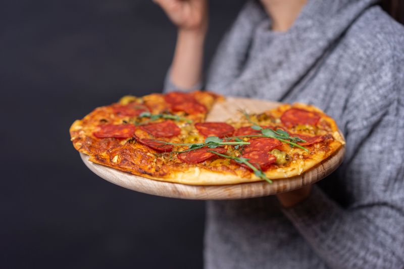 Margherita Thin Crust Pizza